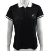 Australian - Polo Women - Schwarzes Polyester Polo -Shirts Aktivkleider Geschaft 76237 003 36641