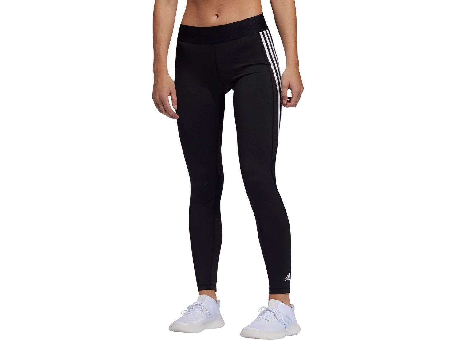 Adidas - Alphaskin Sport 3Stripes Long Tight - Damen Leggings 3 Adidas - Alphaskin Sport 3Stripes Long Tight - Damen Leggings