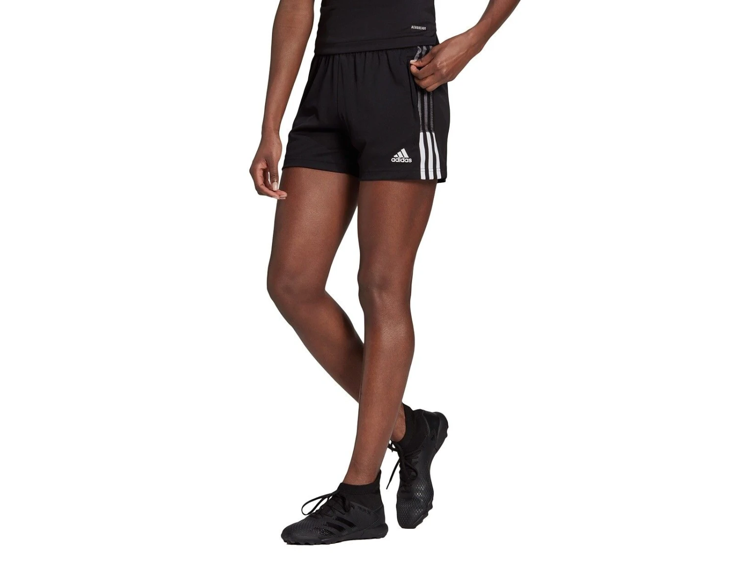 Adidas - Tiro 21 Training Shorts Women - Schwarzer Fußballshort 3 Adidas - Tiro 21 Training Shorts Women - Schwarzer Fußballshort