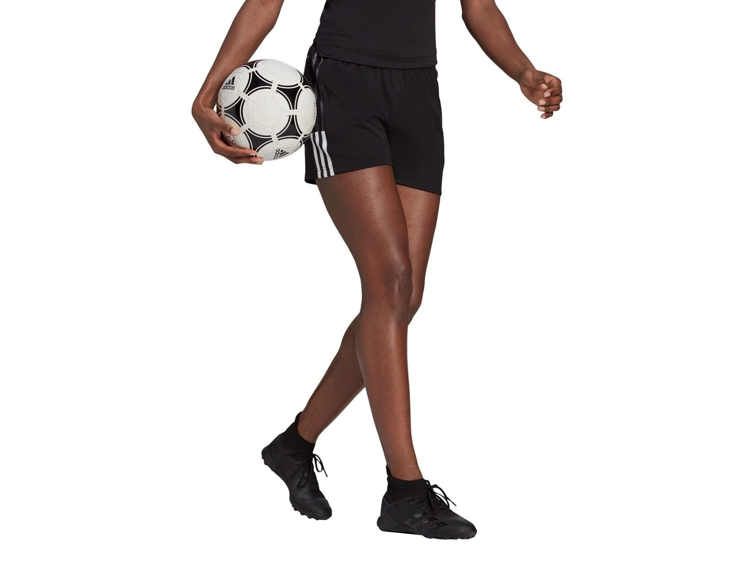 Adidas - Tiro 21 Training Shorts Women - Schwarzer Fußballshort 4 Adidas - Tiro 21 Training Shorts Women - Schwarzer Fußballshort – Bild 2