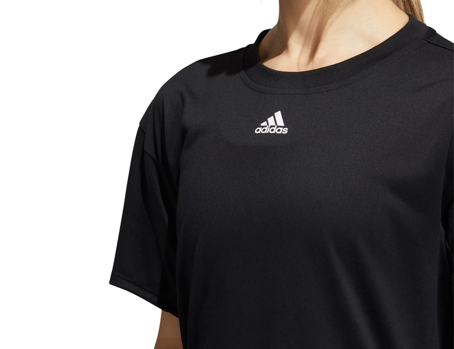 Adidas - Training 3S AEROREADY Tee - Schwarzes Damen Sportshirt 5 Adidas - Training 3S AEROREADY Tee - Schwarzes Damen Sportshirt – Bild 3