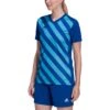 Adidas - Entrada 22 GFX Jersey Women - Blaues Fußballtrikot 2 Adidas - Entrada 22 GFX Jersey Women - Blaues Fußballtrikot -Shirts Aktivkleider Geschaft adidas he2988